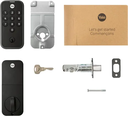 Miniatura 7 de Cerrojo de puerta delantera con teclado en negro de Yale para entrada sin llave, YED210-NR-BSP