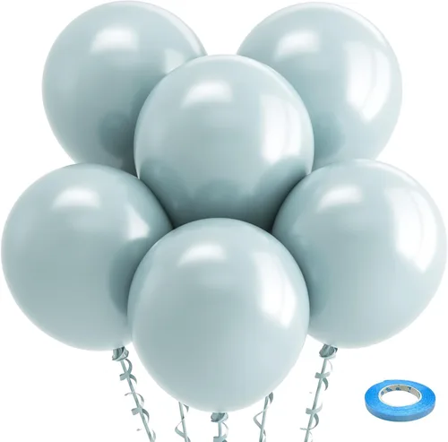Miniatura 168 de Bezente - Globos de 12 pulgadas de látex con confeti para bodas, graduaciones, despedidas de soltera y cumpleaños, aptos para helio, dorado, 60