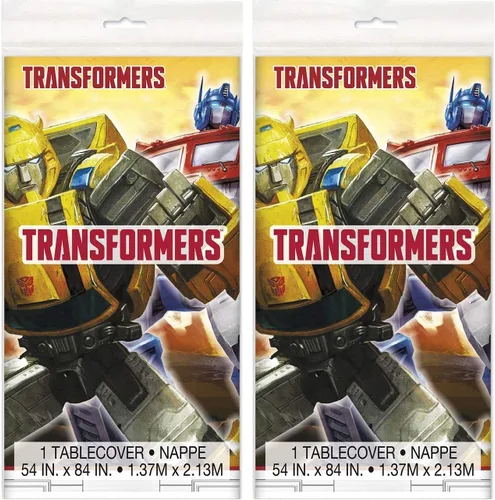 Miniatura 4 de Unique Transformers - Mantel rectangular de plástico para mesa, 54 x 84 pulgadas, 1 unidad
