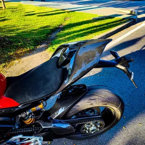 Miniatura 3 de Carenado trasero de motocicleta carenado de fibra de carbono cubierta de asiento trasero carenado para Ducati Panigale V4 V4S V4R V2 Streetfighter