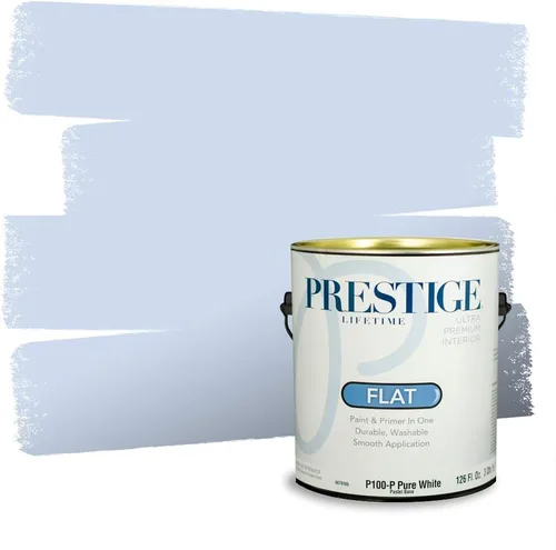 Miniatura 1257 de Pintura Exterior + imprimación PRESTIGE, todo-en-uno, 1 galón, acabado mate, color comparable al Valspar* Royal Gray* VS151-Gris real
