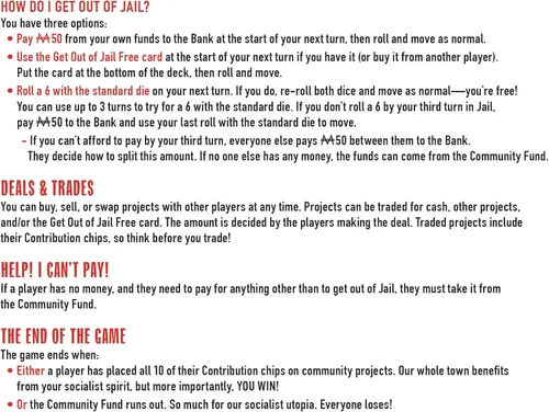 Miniatura 5 de Monopoly Socialism - Juego de mesa. Parody Adult Party Game