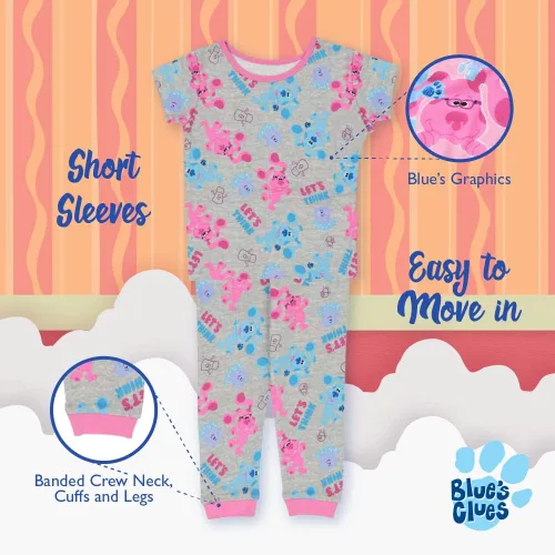 Miniatura 5 de Nickelodeon Pijama de algodón de ajuste cómodo para niñas Blues Clues