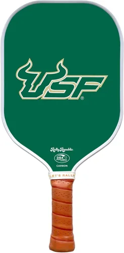 Miniatura 47 de Raqueta de pickleball colegial oficialmente licenciada - Raqueta aprobada por la Asociación de Pickleball de EE. UU. - Núcleo de nido de abeja Texas