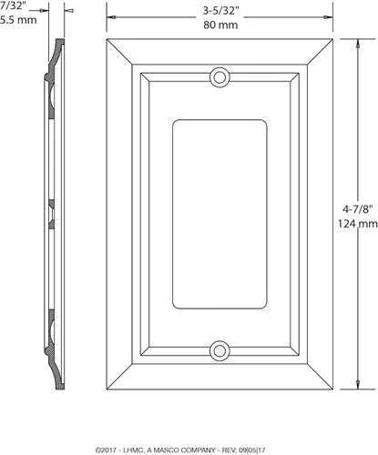 Miniatura 8 de Franklin Brass llave de luz clásica individual de diseño arquitectónico decorativo, Blanco, W35243-PW-C