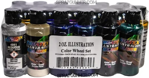 Miniatura 2 de Createx Colors Createx Illustration - Juego de ruedas de color, 2 onzas.