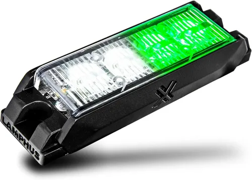 Miniatura 27 de LAMPHUS NanoFlare - Luz de advertencia estroboscópica de 5 pulgadas y 6 W, color blanco ámbar, luz de advertencia estroboscópica para parrilla