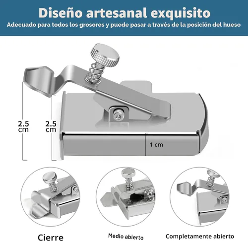 Miniatura 4 de TIGARI - Guía magnética de costura para máquina de coser, guía magnética de costura con clip, regla multifuncional, guía de orillar, guía