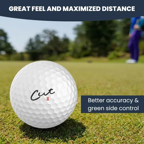 Miniatura 5 de Pelotas de golf azul cortadas, 4 piezas de uretano (una docena)