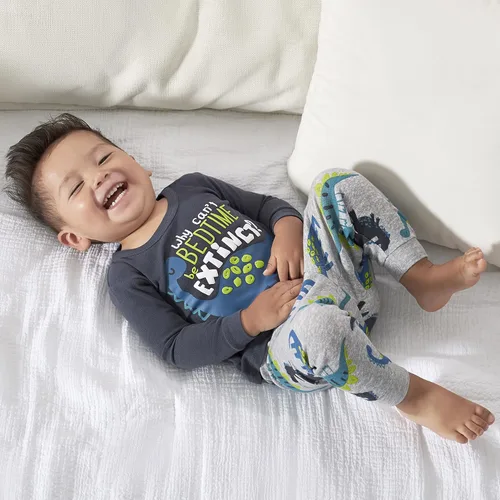 Miniatura 6 de Gerber Baby Boys' Toddler Snug Fit 4-Piece Pajama Set