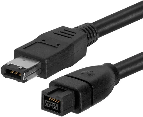 Miniatura 2 de Tripp Lite FireWire 800 IEEE 1394b Cable de alta velocidad (9 pines/6 pines) de 10 pies (F017-010), color negro