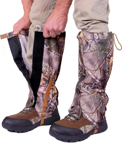 Polainas ajustables para piernas Pike Trail - Polainas ligeras e impermeables para hombres y mujeres - Esenciales para senderismo ideales para caza,
