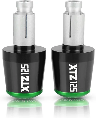 Miniatura 7 de Motocicleta para Y&AMAHA XTZ125 XTZ 125 2021 2022 2023 78 pulgadas 22MM Tapas de empuñadura antivibraciones Tapones de manillar de motocicleta Negro
