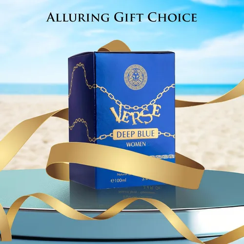 Miniatura 7 de Verse Deep Blue for Women EDP 3.4 fl oz - Acuerdos florales, afrutados y amaderados - Notas superiores de manzana, grosella negra y trébol aroma