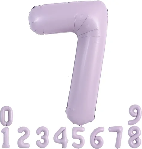 Miniatura 127 de TONIFUL 40 Inch Pastel Blue Number 8 Foil Balloons Large Mylar Foil Digital 8 Balloons for 8th Birthday, Gender Neutral Party, Baby Shower, Oro rosa