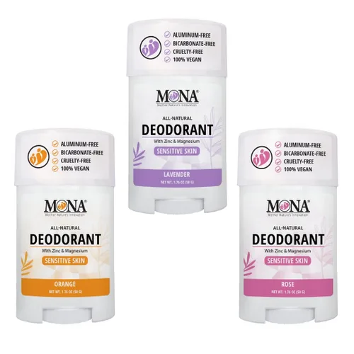 Miniatura 18 de MONA BRANDS - Desodorante natural para mujeres y hombres Para pieles sensibles Sin aluminio ni bicarbonato de sodio (BERGAMOT LIMON 1.76 Oz)