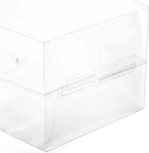 Miniatura 3 de SOUJOY Paquete de 10 bolsas transparentes para ramo de flores, bolsas de regalo extra grandes con asas largas, 13 pulgadas de largo x 8.2 pulgadas