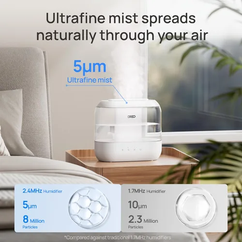 Miniatura 6 de Dreo Humidificador y humidificadores inteligentes para dormitorio Blanco