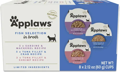 Miniatura 12 de Applaws Alimento húmedo natural para gatos en salsa, ingredientes limitados y naturales, alto contenido de proteínas sin aditivos artificiales