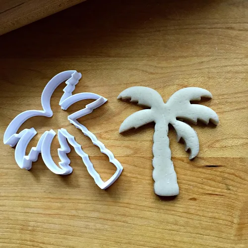 Miniatura 3 de Inc Palm Tree (outline) Cookie Cutter - Dishwasher Safe (2")