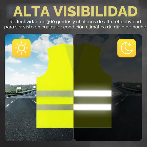 Miniatura 6 de PeerBasics - Chaleco de seguridad diario Amarillo