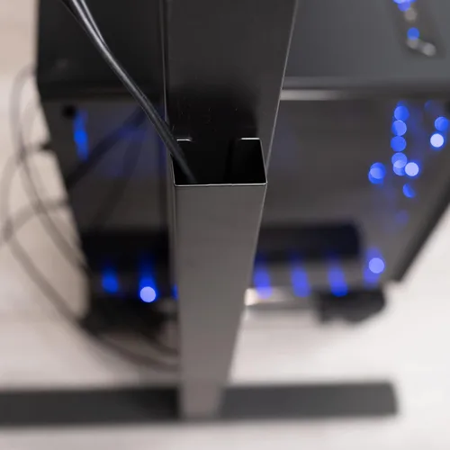 Miniatura 6 de VIVO Canal de gestión de cables magnético de acero de 14 pulgadas para debajo del escritorio, organizador de cables sin necesidad de perforación