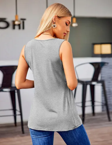 Miniatura 3 de Ekouaer Camisetas sin mangas de lactancia para mujer, paquete de 3