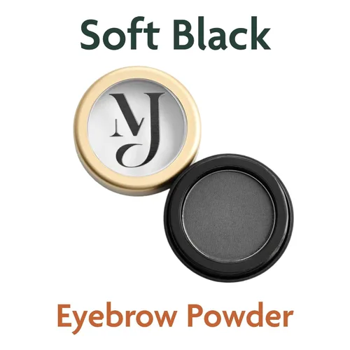 Miniatura 2 de Polvo de cejas en 9 DIFERENTES COLORE, Vegano y libre de crueldad, COLORACIÓN DE CEJAS SALUDABLE., Negro suave 8 - Negro suave
