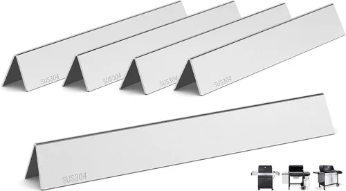 Miniatura 23 de QuliMetal Barras Saborizadoras de 15.3 pulgadas para Parrillas Weber Spirit E310, Spirit 300, Spirit II 300, E315 E320 E330 S310 S315 S320 S330