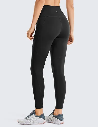 Miniatura 2 de CRZ YOGA Leggings capri de entrenamiento con sensación desnuda para mujer, de 23 pulgadas, cintura alta, control de abdomen, pantalones de yoga