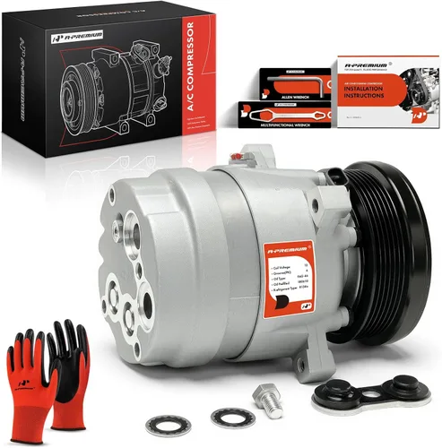 A-Premium Compresor de CA con embrague compatible con Buick Century, Regal y Chevrolet Beretta, Celebrity, Córcega, Lumina, Lumina APV y Oldsmobile