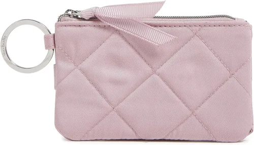 Miniatura 10 de Cartera de lujo de sarga con cremallera y protección RFID para mujer