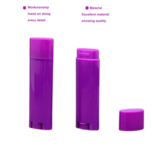 Miniatura 4 de FZBNSRKO 25 unidades de 0.2 fl oz de desodorante ovalado vacíos tubos de bálsamo labial, contenedores recargables para lápiz labial, lápiz labial
