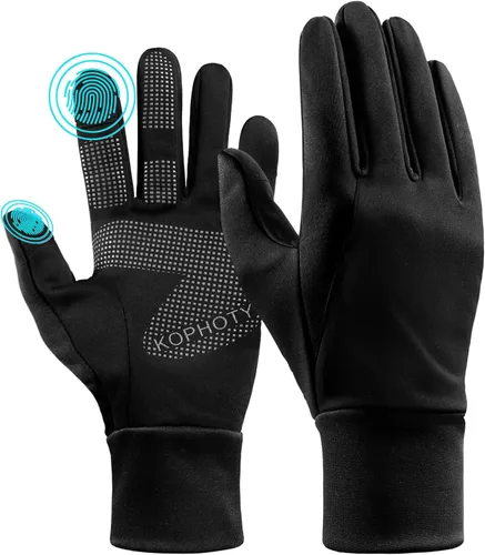 Guantes de invierno para hombres y mujeres, con pantalla táctil, guantes cálidos, resistentes al agua, resistentes al viento, guantes térmicos para