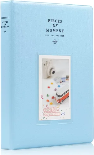 Mini álbum de fotos de 64 bolsillos para Fujifilm Instax Mini 12 Mini 11 Mini 9 Mini 8 Mini 90 Mini 25, Polaroid Z2300, Polaroid PIC-300P Cámara