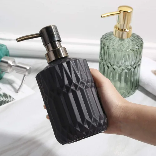 Miniatura 7 de YunNasi Dispensador de jabón con bomba, dispensadores de jabón líquido recargable para manos y platos para encimera de baño, fregadero de cocina