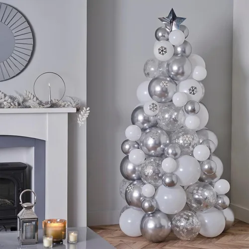 Miniatura 3 de Adornos de bolas de Navidad, 44 piezas para árbol de Navidad, surtido de bolas inastillables para árbol de Navidad, vacaciones, boda, fiesta festiva
