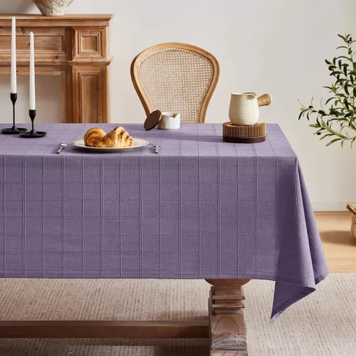 Miniatura 16 de ZeeMart Mantel (beige, redondo de 52 pulgadas)