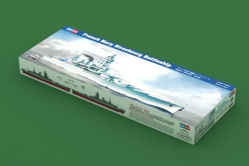Miniatura 4 de Hobby Boss Naves modelo de acorazado de Estrasburgo de la Armada francesa