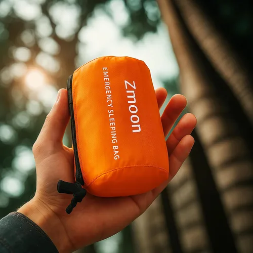 Miniatura 7 de Zmoon - Bolsa de dormir de emergencia, bolsa de supervivencia, impermeable y térmica portátil, sacos de vivac, bolsas de bivy, bolsa de dormir