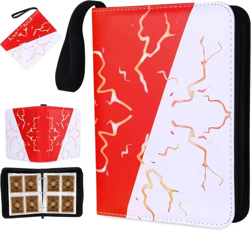 Miniatura 9 de Álbumes para cartas coleccionables, fundas protectoras para cartas coleccionables, carpeta para tarjetas de 18 bolsillos, estuche para cartas de 900