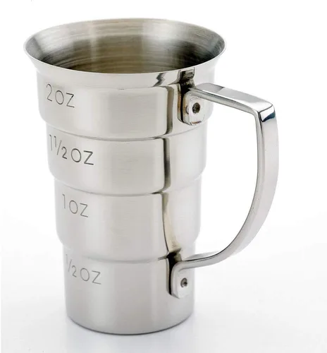 Miniatura 6 de Barfly M37108 Jigger, 2 oz, inoxidable con mango Acero inoxidable con mango