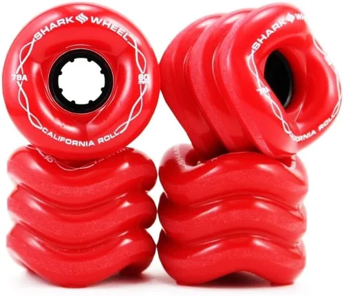Miniatura 6 de Shark Wheel 60 mm ruedas para Longboard de crucero, Fórmula DNA, juego de 4 ruedas