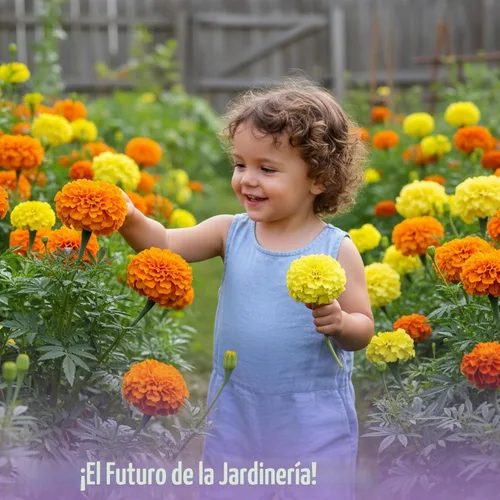 Miniatura 8 de KVITER 500 semillas de caléndula Cracker Jack (Tagetes Erecta) – Caléndula africana, flor gigante, semillas de reliquia sin OMG – Semillas de flores