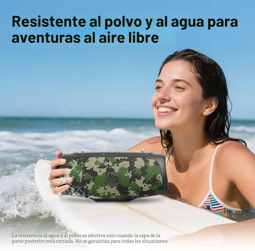 Miniatura 4 de TAZATA Altavoz Bluetooth portátil, 90 W (pico), altavoces de subgraves grandes inalámbricos Bluetooth 5.3 con carga USB Powerbank, resistente al