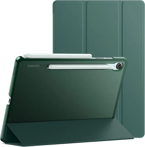 Miniatura 9 de JETech Funda para Samsung Galaxy Tab S10 Lite / S10 FE / S9 FE de 10.9 pulgadas, funda protectora delgada y translúcida con soporte trasero de tres