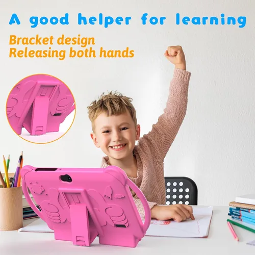 Miniatura 2 de Tablet para niños de 7 pulgadas para niñas y niños, tabletas Android para niños, 4 GB RAM 32 GB ROM, tablet para niños pequeños, WIFI Bluetooth, Rojo