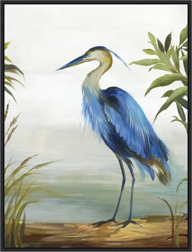 Miniatura 9 de Amanti Art Lienzo enmarcado para pared, 24 x 18 pulgadas, garza azul de Aimee Wilson, lienzo enmarcado para pared, obras de arte de animales