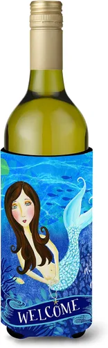 Miniatura 15 de Caroline's Treasures VHA3003LITERK Let's Adventure Glamping Trailer Botella de vino Hugger Botella Enfriador Manga Abrazador Lavable a Máquina