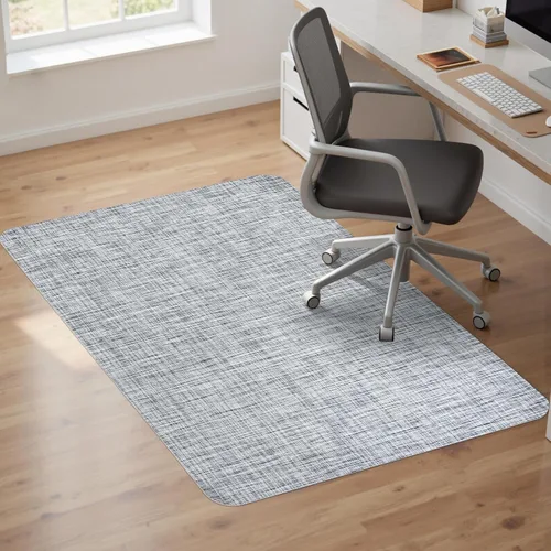Miniatura 10 de Sycoodeal Tapete para silla de oficina para suelo de madera dura, tapete para silla gaming de computadora de oficina para suelo de azulejos, negro